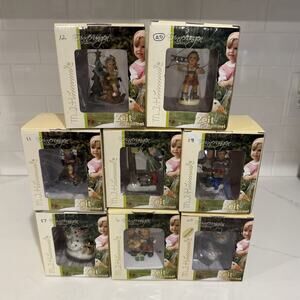 Lot of 8 M.J. Hummel Ornaments Original Box Christmas Zeit Goebel Holiday